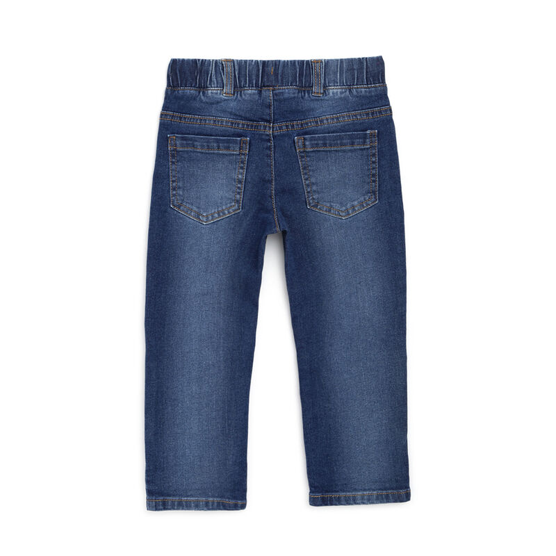 Boys Medium Blue Solid Jeans image number 1